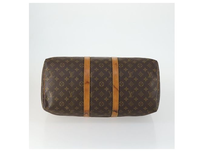 LOUIS VUITTON Borsa Boston Monogram Keepall 45 M41428 LV Auth am10376 Monogramma - vista 5