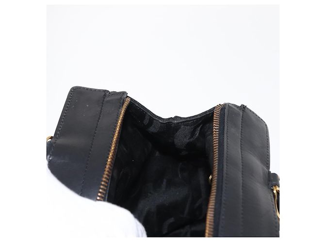 Borsa Vala in tela 2way nera Auth 160689 di Salvatore Ferragamo Nero - vista 18