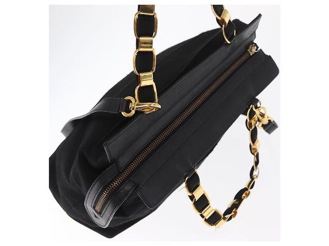Borsa Vala in tela 2way nera Auth 160689 di Salvatore Ferragamo Nero - vista 6