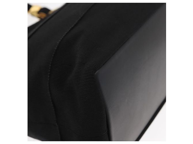 Borsa Vala in tela 2way nera Auth 160689 di Salvatore Ferragamo Nero - vista 9