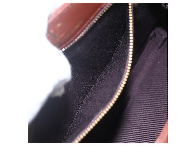 VALENTINO Handtasche aus Leder 2 in 1 Braun Gold Auth hk3311 Golden - Ansicht 23
