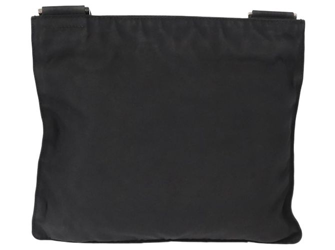 Borsa a Spalla PRADA Nylon Nero Argento Autentica 159057 - vista 2