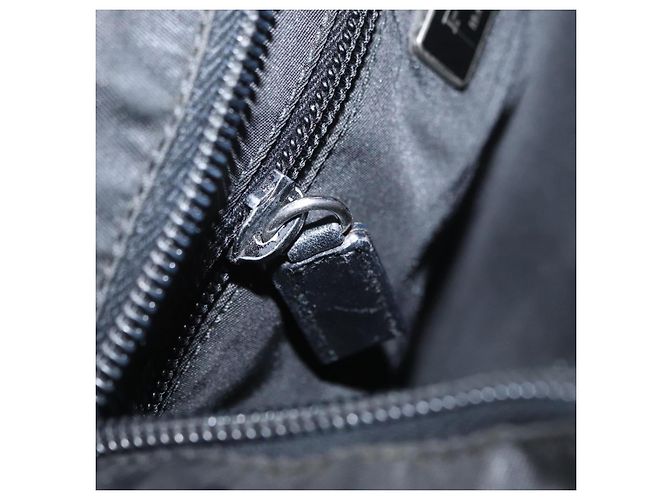 Borsa a Spalla PRADA Nylon Nero Argento Autentica 159057 - vista 21