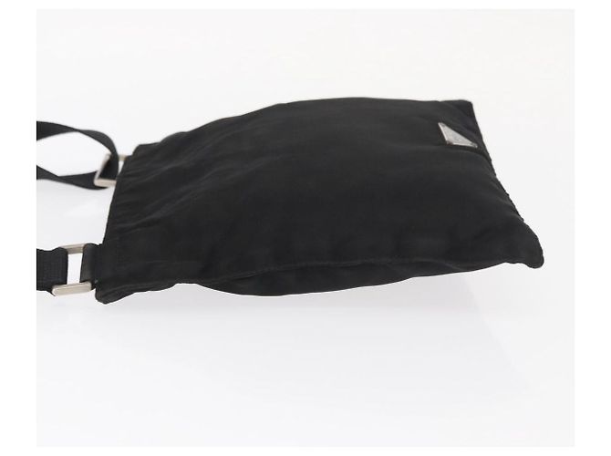 Borsa a Spalla PRADA Nylon Nero Argento Autentica 159057 - vista 4