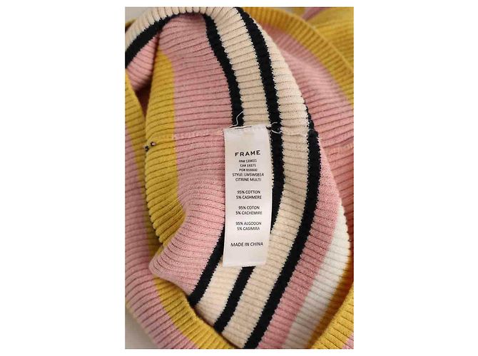 Frame Denim Vestido de algodón rosa - vista 6
