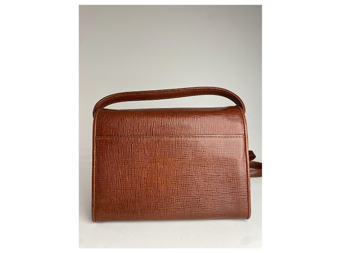 Vintage Courreges 2Way Lederhandtasche braun - Ansicht 7