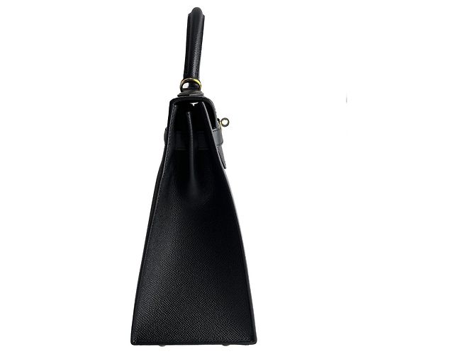 Hermès Borsa a mano Sellier in pelle Epsom Kelly 32 nera Nero - vista 6