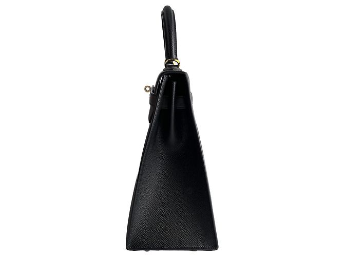 Hermès Borsa a mano Sellier in pelle Epsom Kelly 32 nera Nero - vista 8