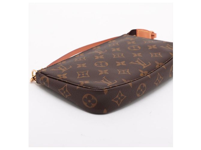 Louis Vuitton Pochette in tela Monogram Marrone - vista 6