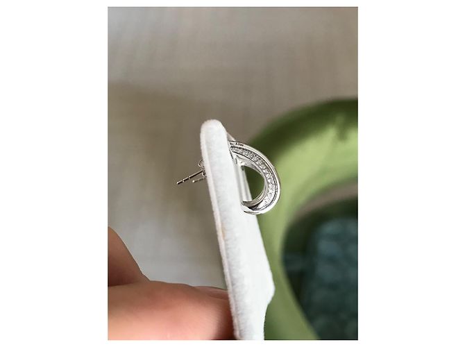 No Brand Orecchini in oro 18 carati e diamante naturale 1 carato GH VS SI1 - vista 9