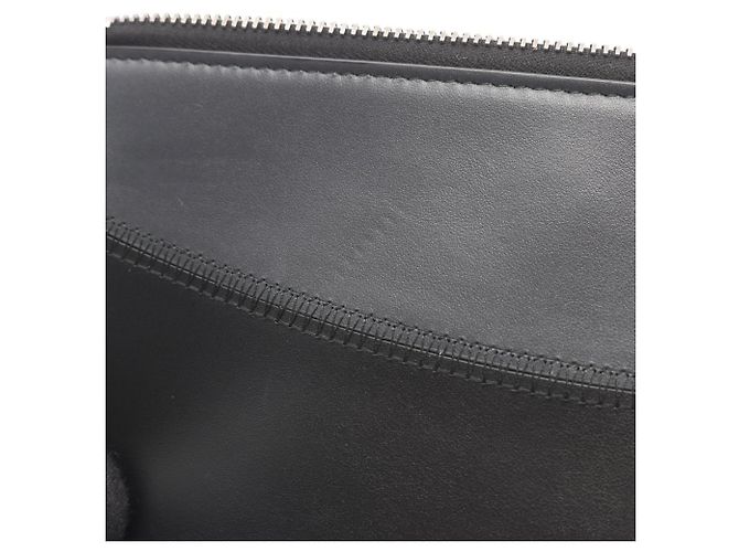 Pochette en cuir Christian Dior Marron Noir - vue 7