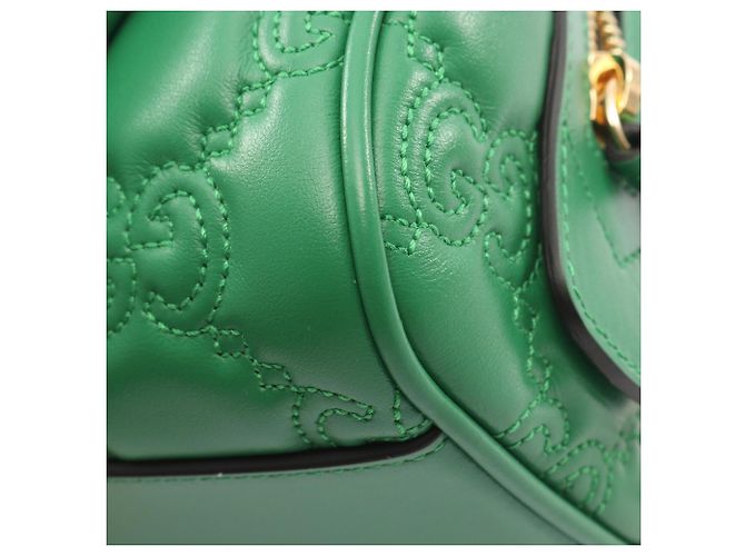 Borsa Gucci GG Matelassé Verde - vista 5