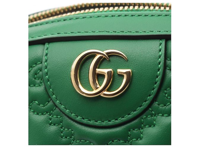 Borsa Gucci GG Matelassé Verde - vista 7