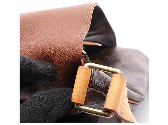 Borsa a Spalla Musette Monogram Louis Vuitton Marrone - vista 7