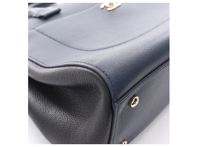 Executive Borsa Tote Neo Esecutiva CHANEL Nero Blu navy - vista 12