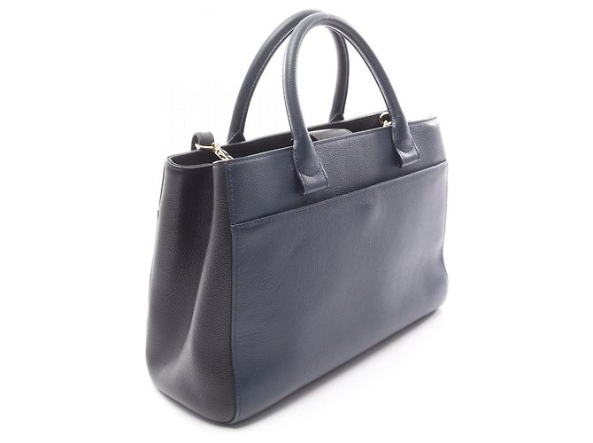 Executive Borsa Tote Neo Esecutiva CHANEL Nero Blu navy - vista 2
