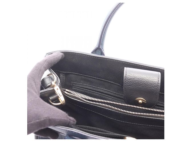 Executive Borsa Tote Neo Esecutiva CHANEL Nero Blu navy - vista 6