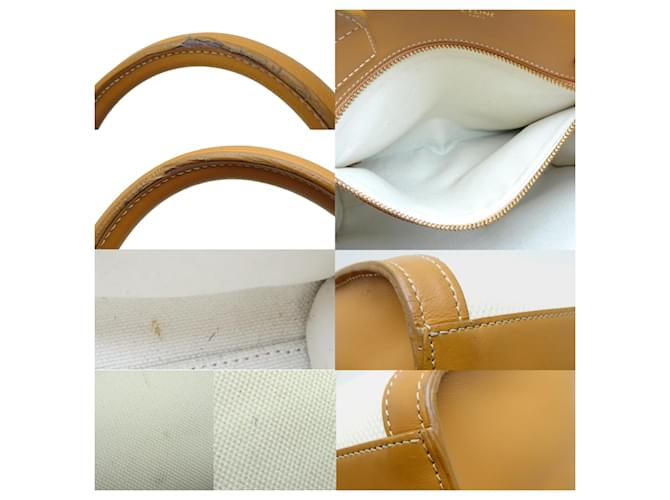 Cabas Céline Borsa Tote Piccola Verticale Celine Marrone Bianco - vista 9