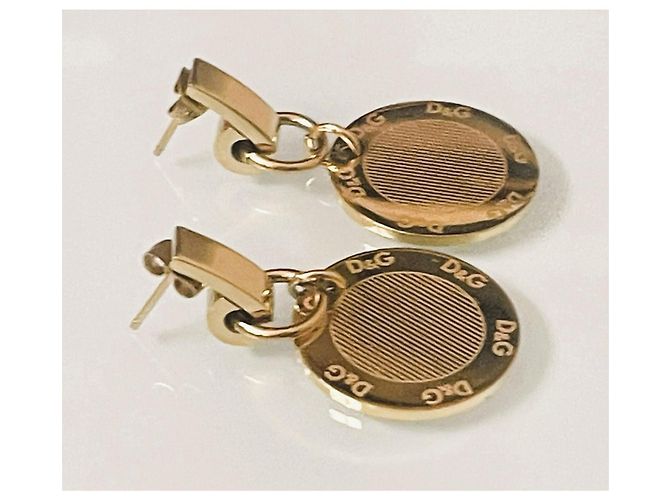 Iconici orecchini DOLCE & GABBANA modello “Flutter” gold plated D'oro - vue 11