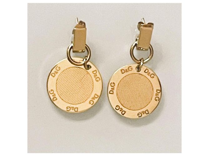 Iconici orecchini DOLCE & GABBANA modello “Flutter” gold plated D'oro - vue 12
