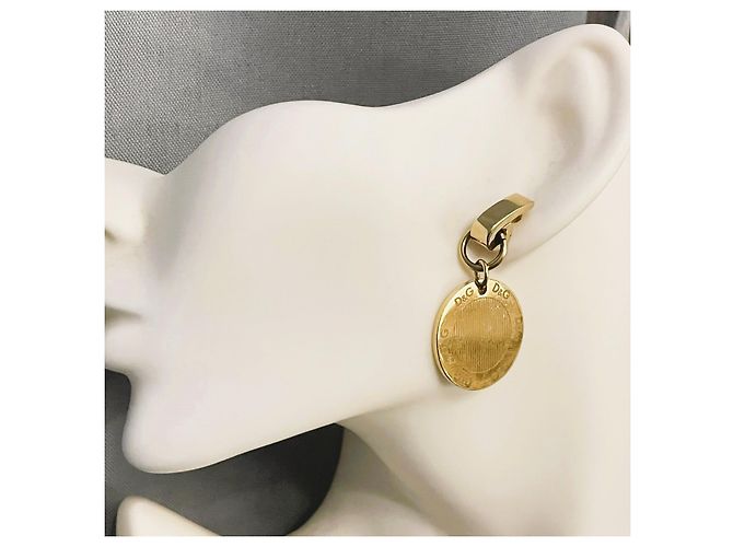 Iconici orecchini DOLCE & GABBANA modello “Flutter” gold plated D'oro - vue 2
