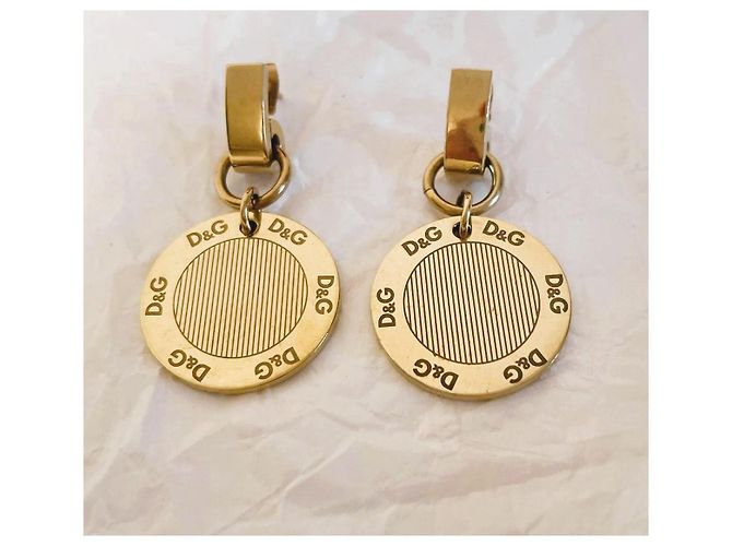 Iconici orecchini DOLCE & GABBANA modello “Flutter” gold plated D'oro - vue 3