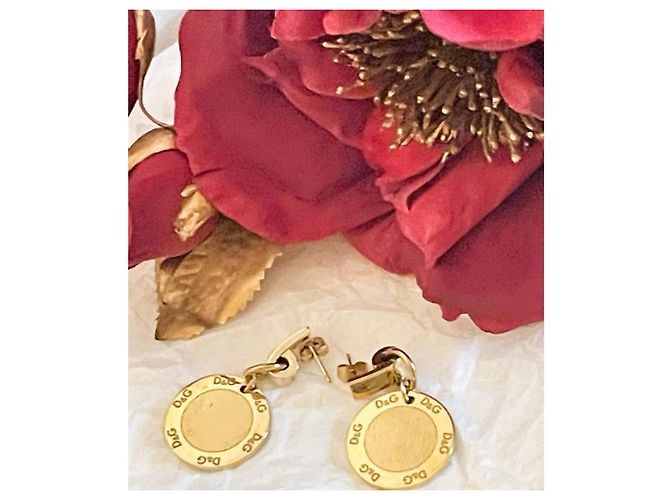 Iconici orecchini DOLCE & GABBANA modello “Flutter” gold plated D'oro - vue 8