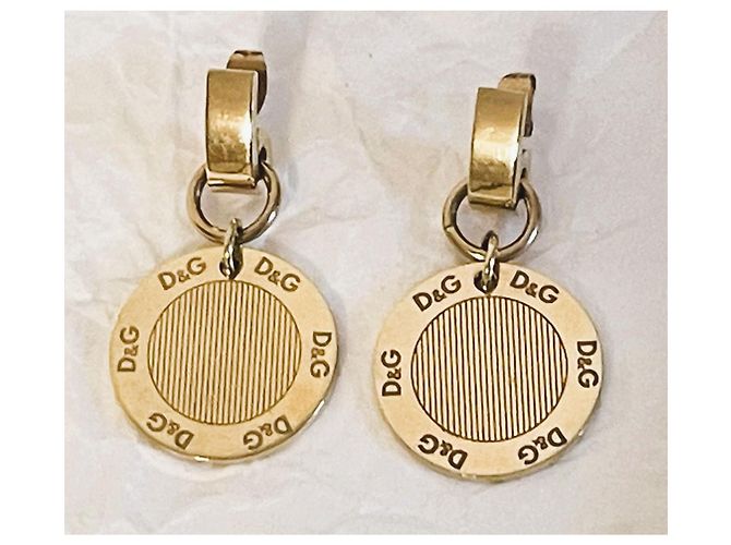 Iconici orecchini DOLCE & GABBANA modello “Flutter” gold plated D'oro - vue 9