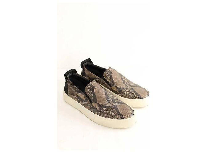 Balenciaga Mocassini in pelle marrone - vista 3