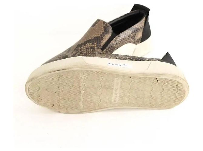 Balenciaga Mocassini in pelle marrone - vista 6