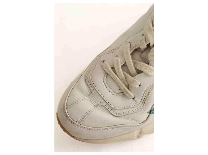 Gucci Beige Leder-Sneaker - Ansicht 4