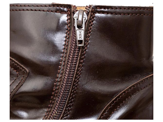 Dolce & Gabbana Brown Leather Ankle Boots - view 5