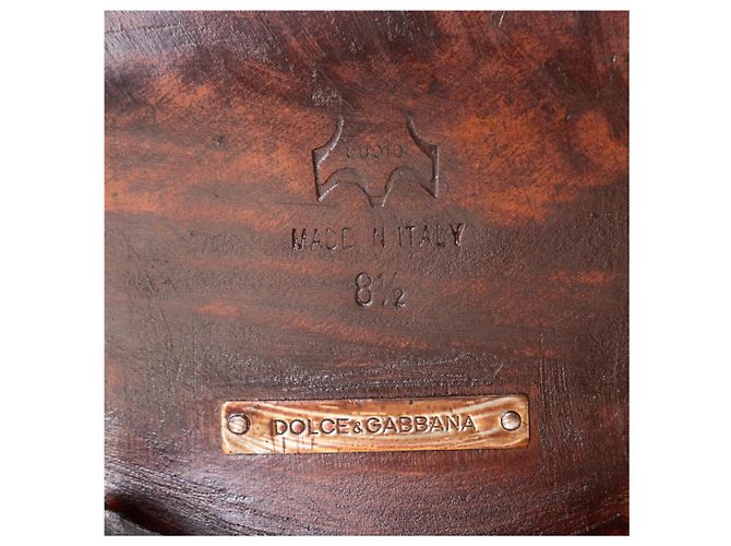 Dolce & Gabbana Brown Leather Ankle Boots - view 7