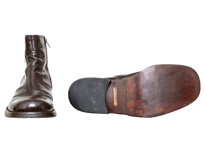 Dolce & Gabbana Brown Leather Ankle Boots - view 8