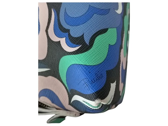 Beauty case da viaggio Emilio Pucci multicolore in tessuto - vista 11