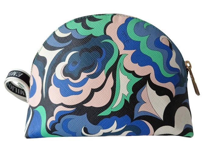 Beauty case da viaggio Emilio Pucci multicolore in tessuto - vista 2