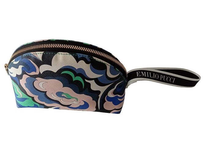 Beauty case da viaggio Emilio Pucci multicolore in tessuto - vista 6