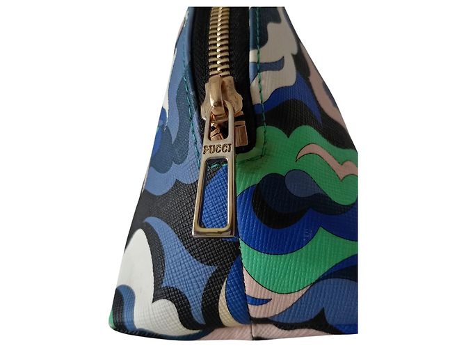 Beauty case da viaggio Emilio Pucci multicolore in tessuto - vista 7