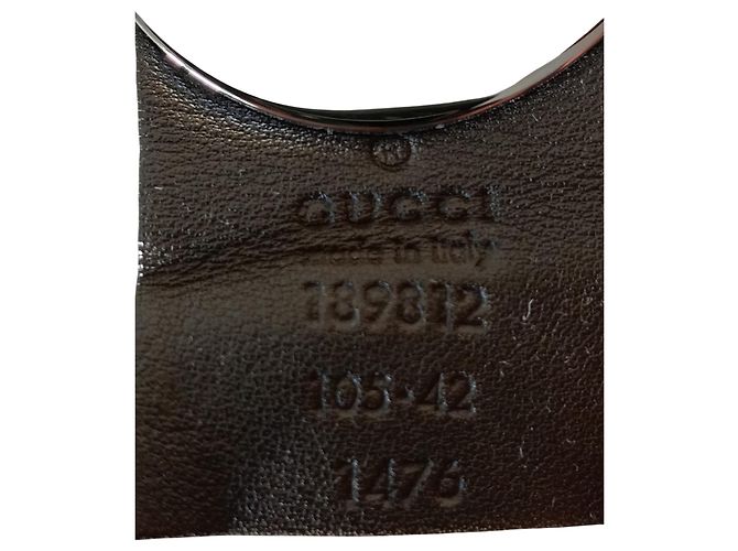 Gucci Tribanda Gürtel Grün - Ansicht 5