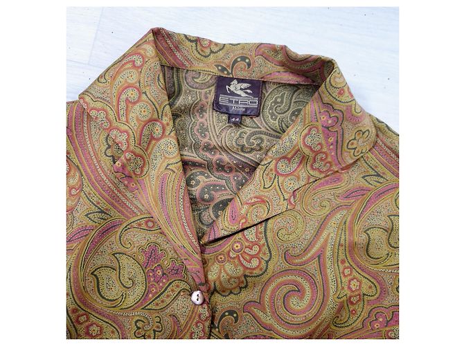 Camicia Etro vintage anni '70 Multicolore - vista 4