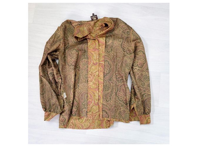 Camicia Etro vintage anni '70 Multicolore - vista 9