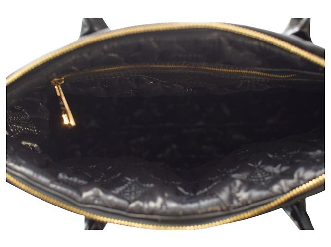 Borsa tote Louis Vuitton 2011 Desire Vertical Lockit MM in nylon monogramma nero - vista 11