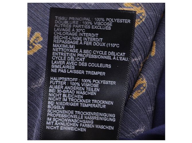 Abito midi a maniche lunghe con stampa floreale Ba&Sh Finaya in poliestere blu navy - vista 6