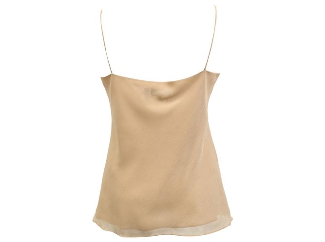 Top de seda beige Teah de Theory - vista 3