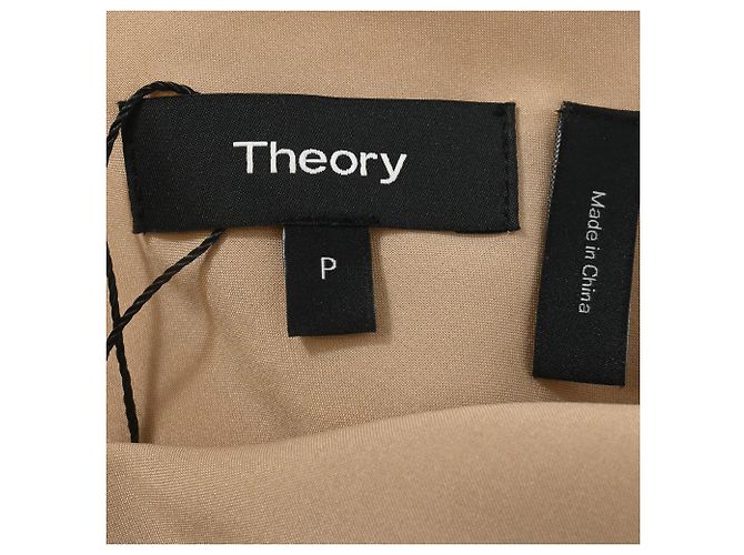 Top de seda beige Teah de Theory - vista 4