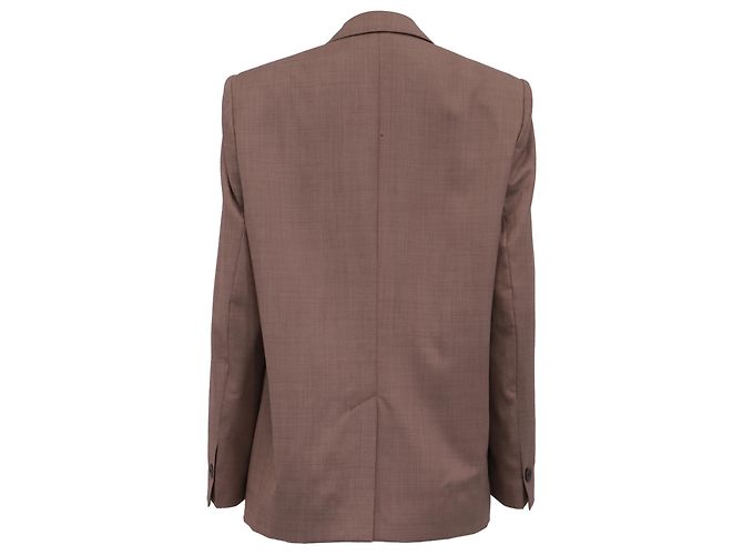 Isabel Marant Etoile Single-Breasted Blazer with Pockets in Brown Wool Red - view 4