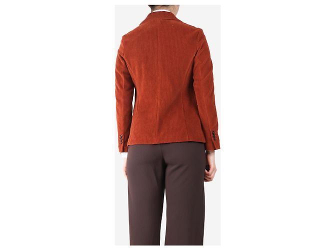 Autre Marque Oranger Cordblazer - Größe UK 10 - Ansicht 2