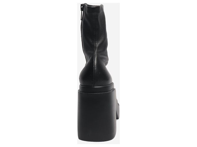 Robert Clergerie Botines de cuero negro Nina - talla EU 37,5 - vista 3