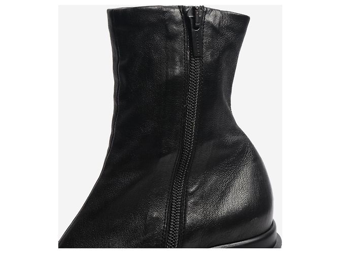 Robert Clergerie Botines de cuero negro Nina - talla EU 37,5 - vista 4