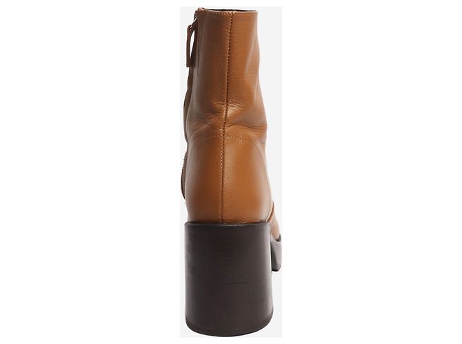 Simon Miller Botas de cuero marrón - talla EU 40 (UK 7) Castaño - vista 3